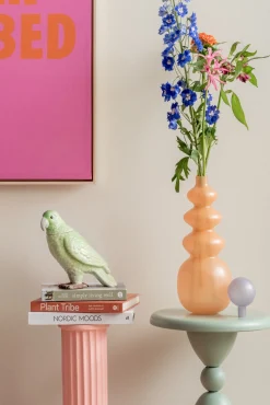 New Present time - Storage jar Bird soft green