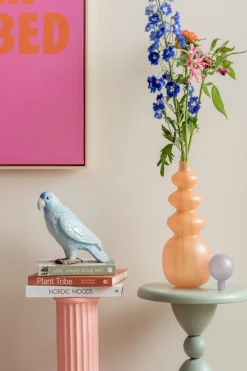 Sale Present time - Storage jar Bird soft blue