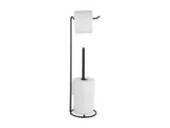 Hot Present time - Toilet roll holder Wired metal black