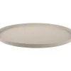 Present time - Tray Servir round large warm grey