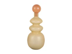 Sale Present time - Vase Alegre Anillo soft yellow w. peach orange