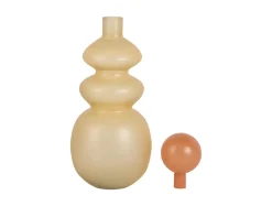 Sale Present time - Vase Alegre Anillo soft yellow w. peach orange