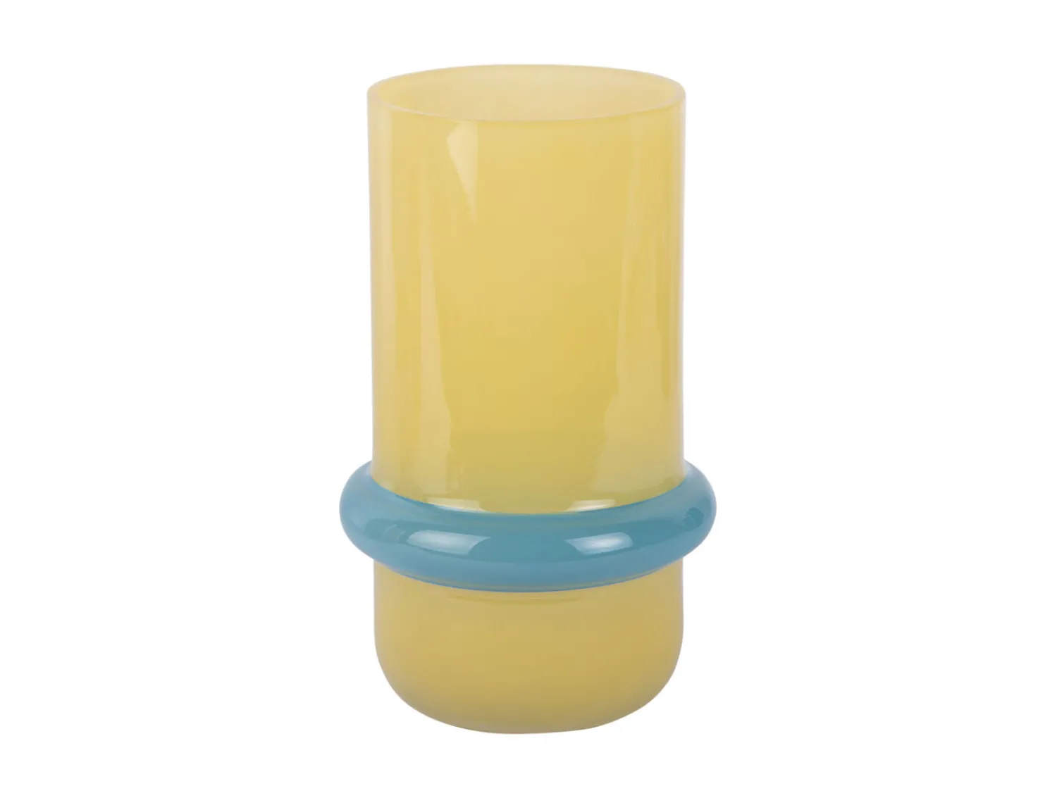 Outlet Present time - Vase Animado Anillo medium mango yellow w. soft blue