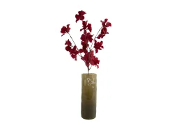 Best Present time - Vase Bird On Branch large army green