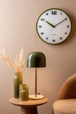 Best Present time - Vase Bird On Branch large army green