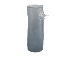 Outlet Present time - Vase Bird On Branch large misty blue
