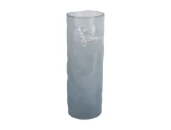 Outlet Present time - Vase Bird On Branch large misty blue