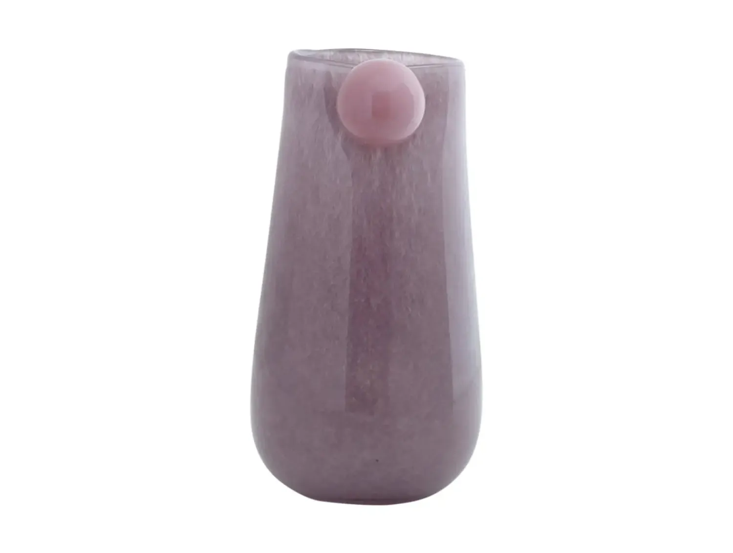 New Present time - Vase Bolita glass medium soft purple w. soft pink