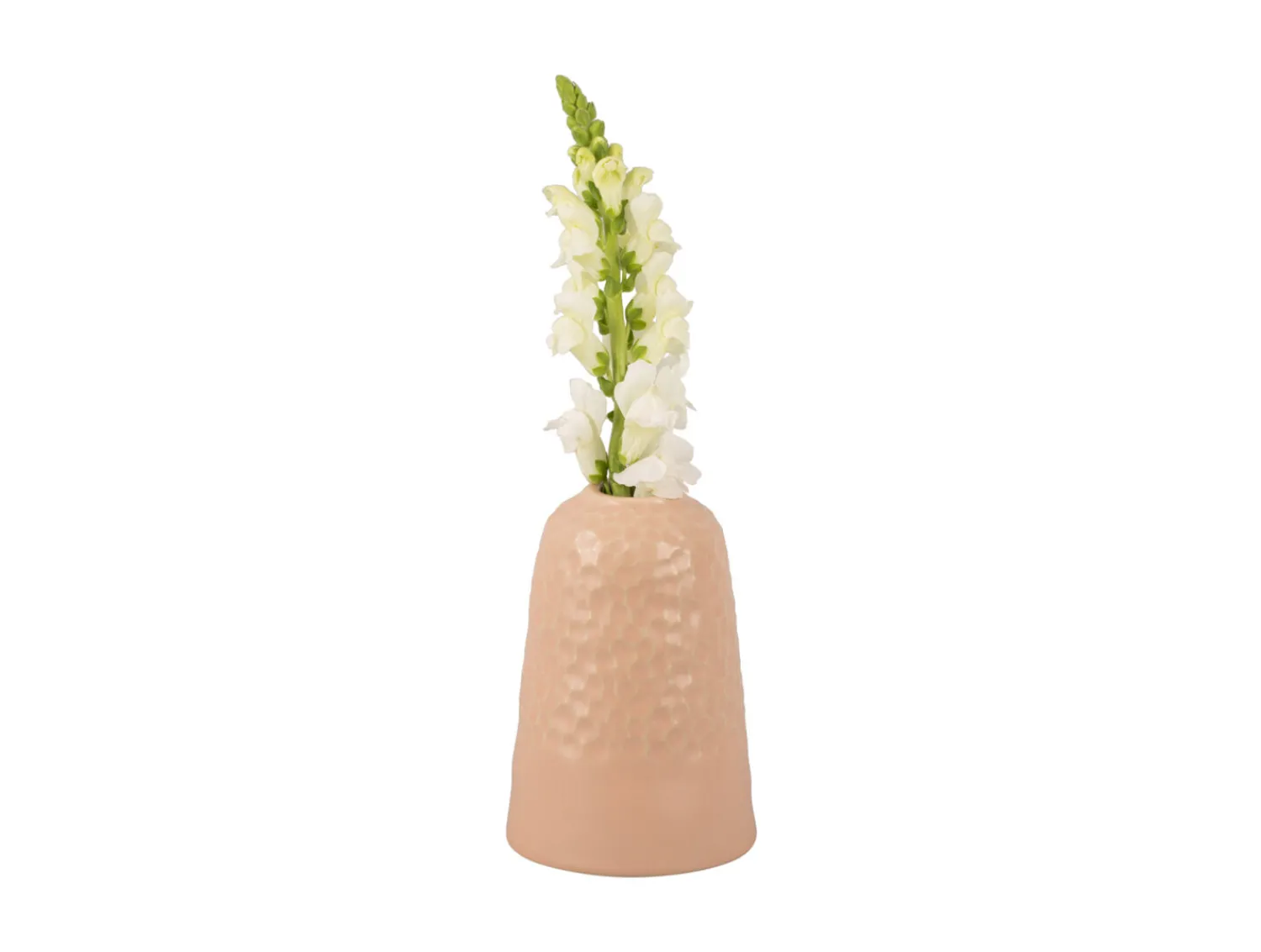 New Present time - Vase Carve Wide ceramic matt soft pink