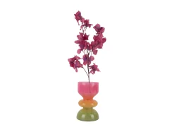Sale Present time - Vase Funky Vibes glass small multi colour
