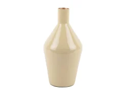 Outlet Present time - Vase Ivy bottle cone iron enamel latte brown
