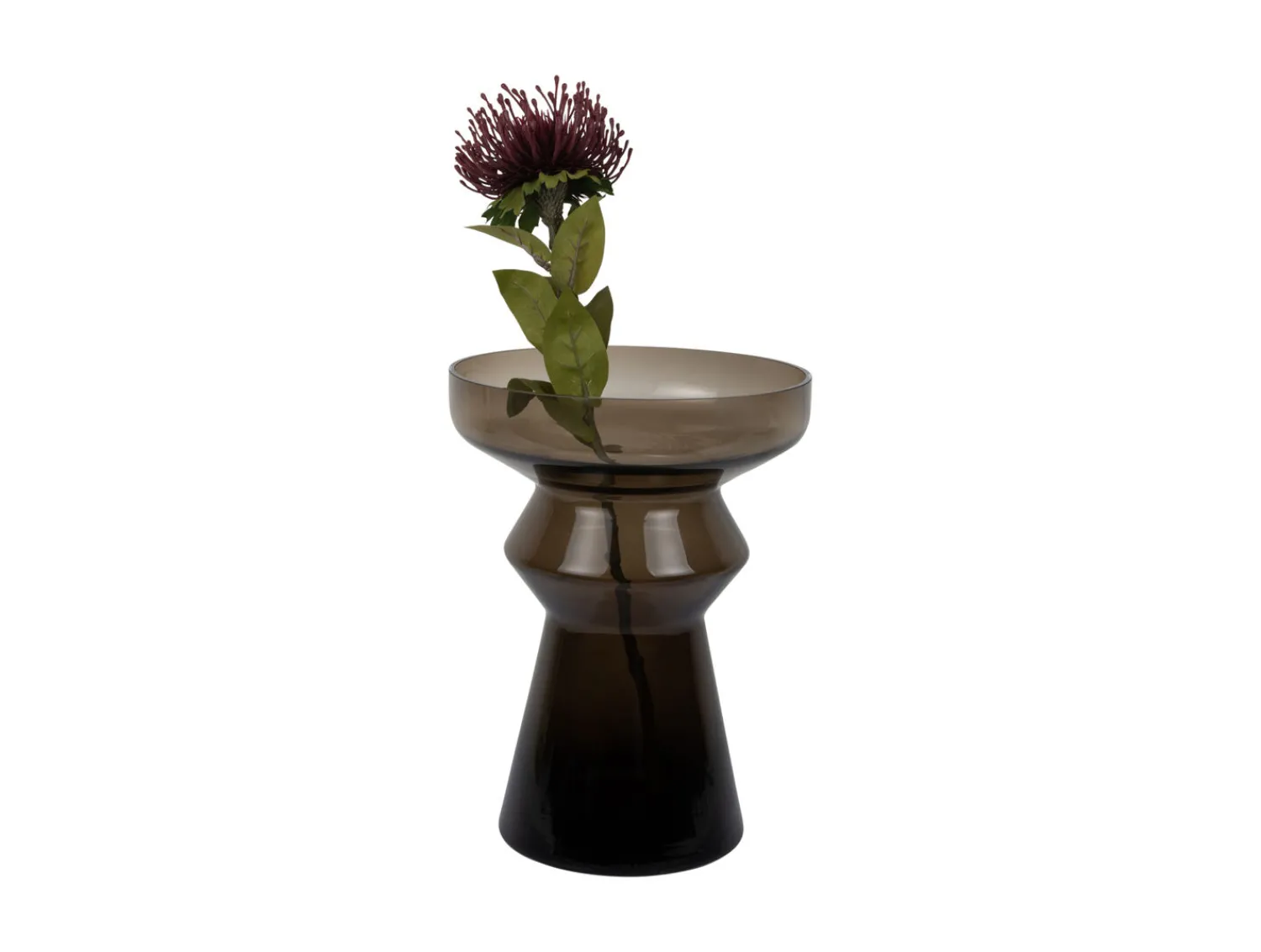 Online Present time - Vase Majesto chocolate brown