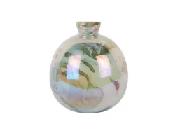 New Present time - Vase Melange bottle pearly jungle green