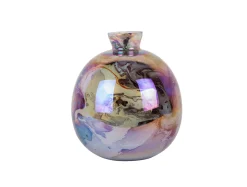 Discount Present time - Vase Melange bottle pearly chocolate brown