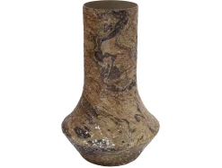 Discount Present time - Vase Mosaic Marble brown
