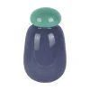 Best Present time - Vase Nuevo Dulce dark blue w. soft blue lid