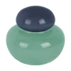 New Present time - Vase Nuevo Dulce small soft blue w. dark blue lid