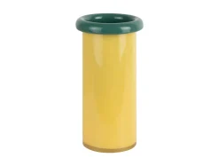 Best Present time - Vase Plegado S soft yellow w. retro green