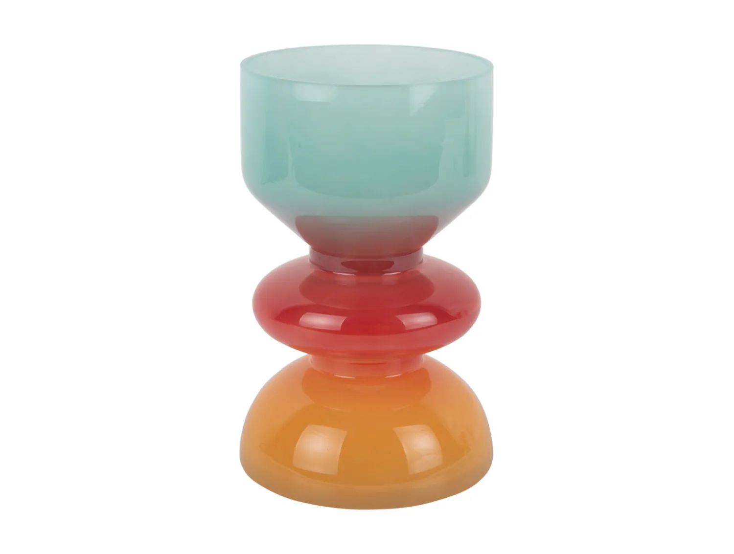 New Present time - Vase Summer Vibes glass small multi colour