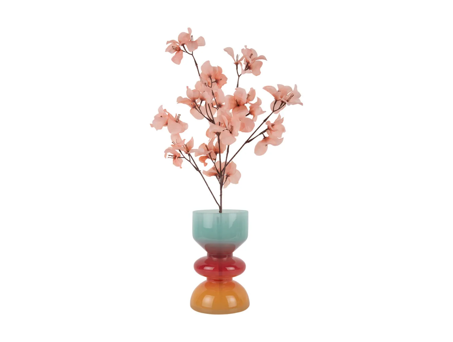 New Present time - Vase Summer Vibes glass small multi colour