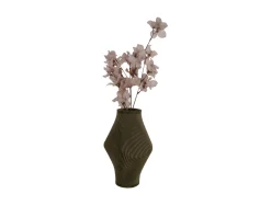 Hot Present time - Vase Twisted Rib large army green