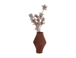 New Present time - Vase Twisted Rib large warm brown