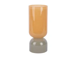 New Present time - Vase Variado Colores medium ochre yellow w. grayed jade