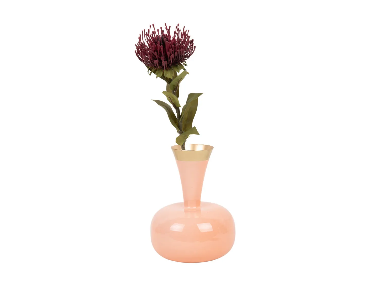 New Present time - Vase Yara enamel peach orange