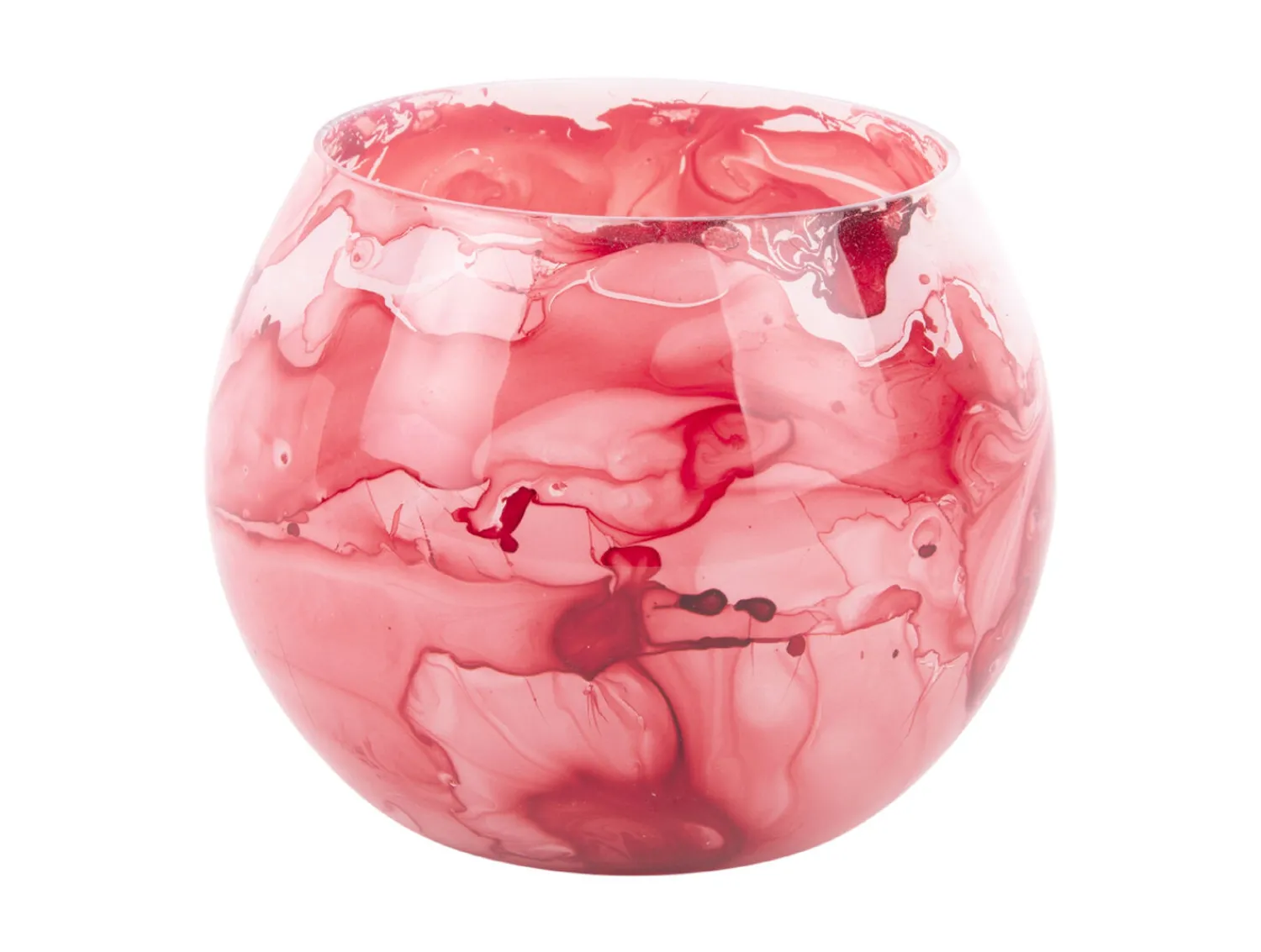 New Present time - Votive Blended small glass red ochre