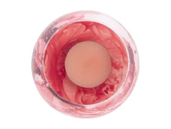 New Present time - Votive Blended small glass red ochre