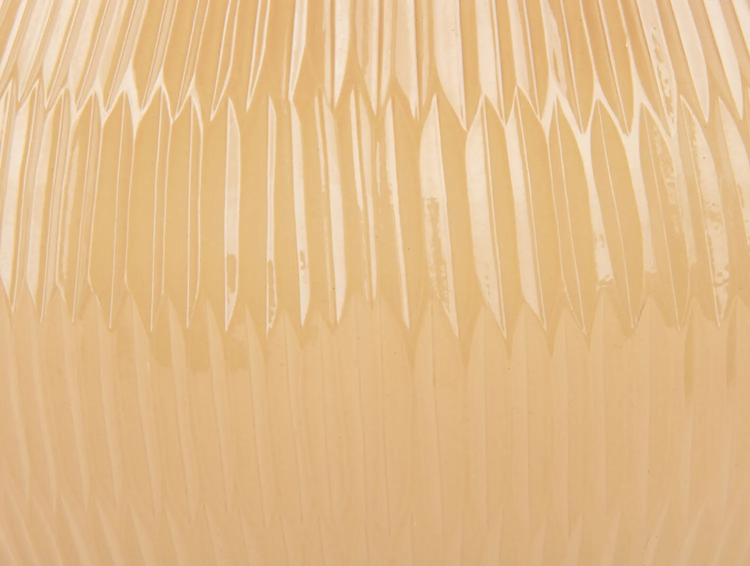 Online Present time - Votive Chique Ribbed large glass latte brown