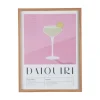 Discount Present time - Wall art Daiquiri soft pink