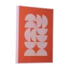 New Present time - Wall art Geometric bright orange