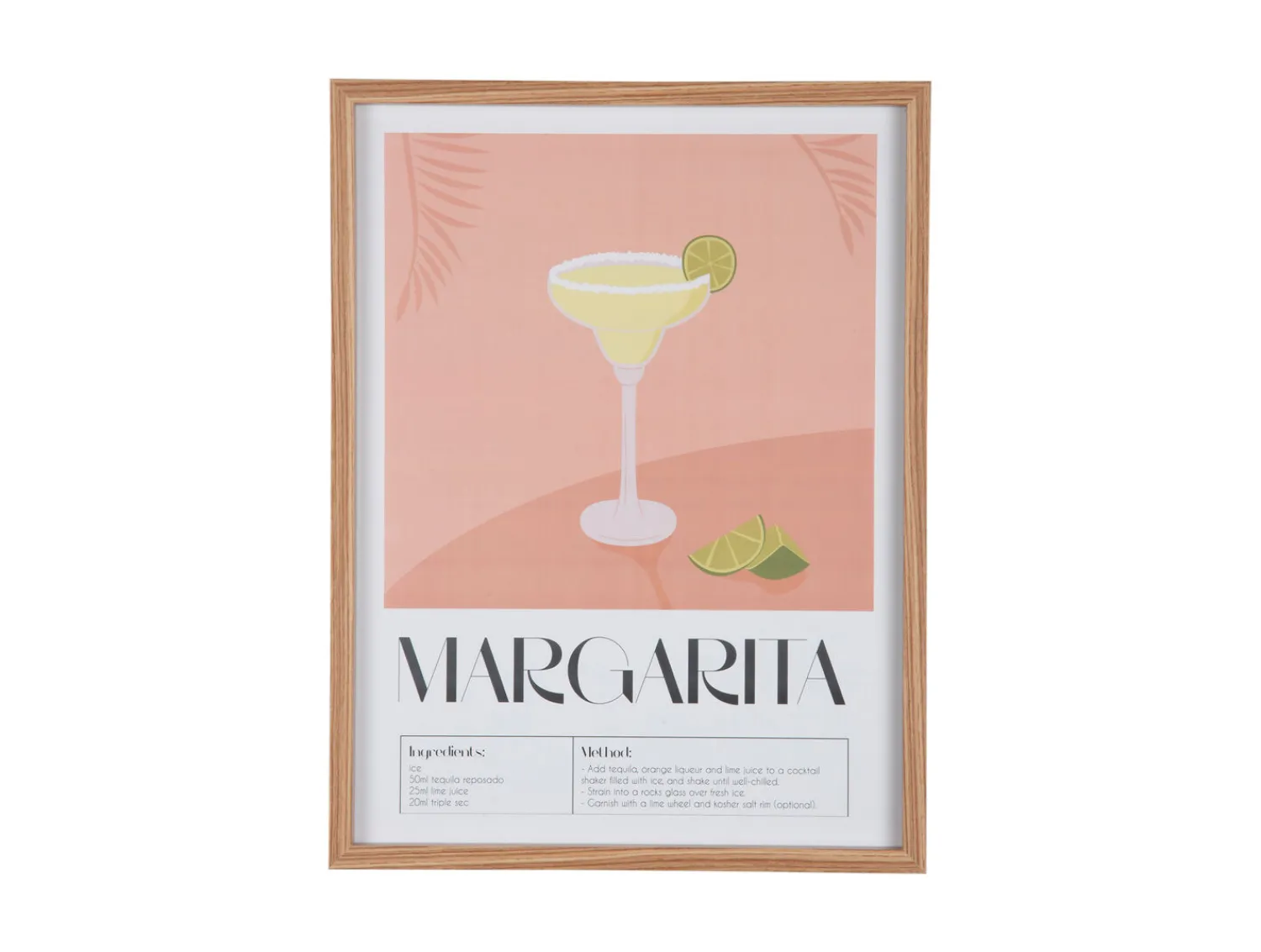 Online Present time - Wall art Margarita peach orange