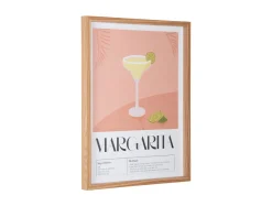 Online Present time - Wall art Margarita peach orange