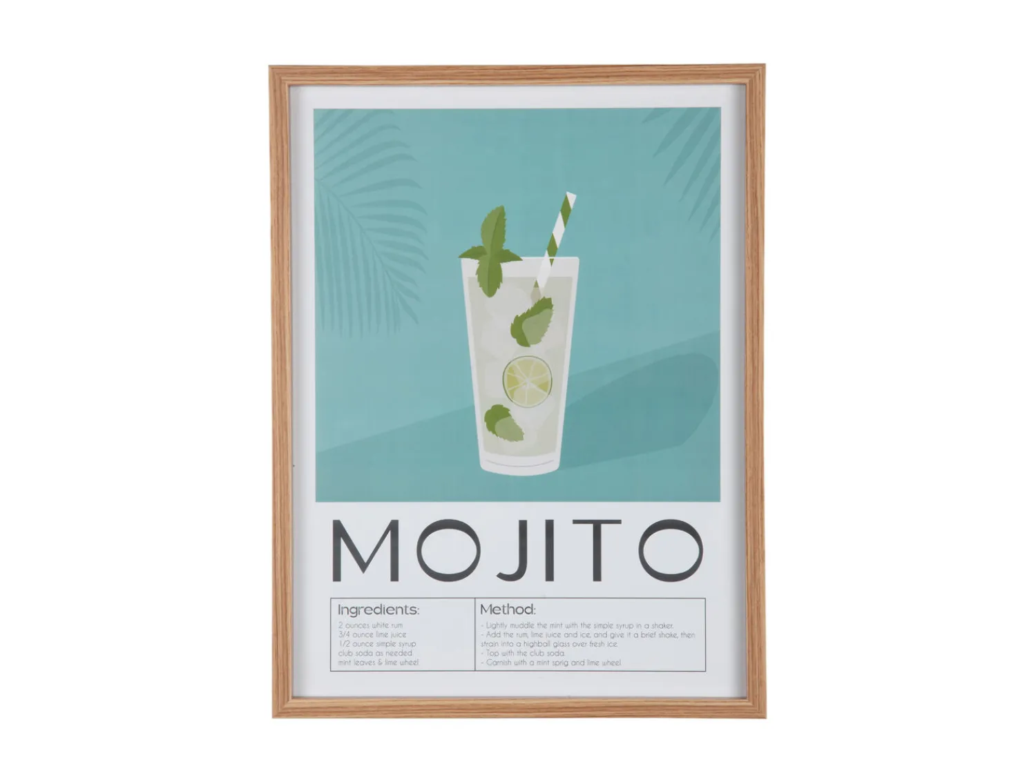 New Present time - Wall art Mojito green