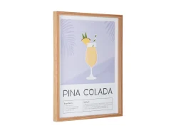 Hot Present time - Wall art Pina Colada soft purple