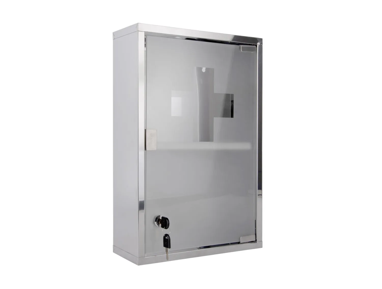 Hot Present time - Wall cabinet Medicine large chrome