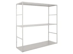 Best Present time - Wall rack Level metal matt warm grey