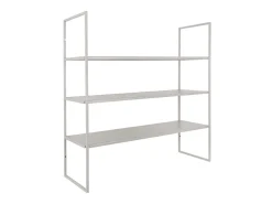 Best Present time - Wall rack Level metal matt warm grey