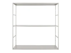 Best Present time - Wall rack Level metal matt warm grey