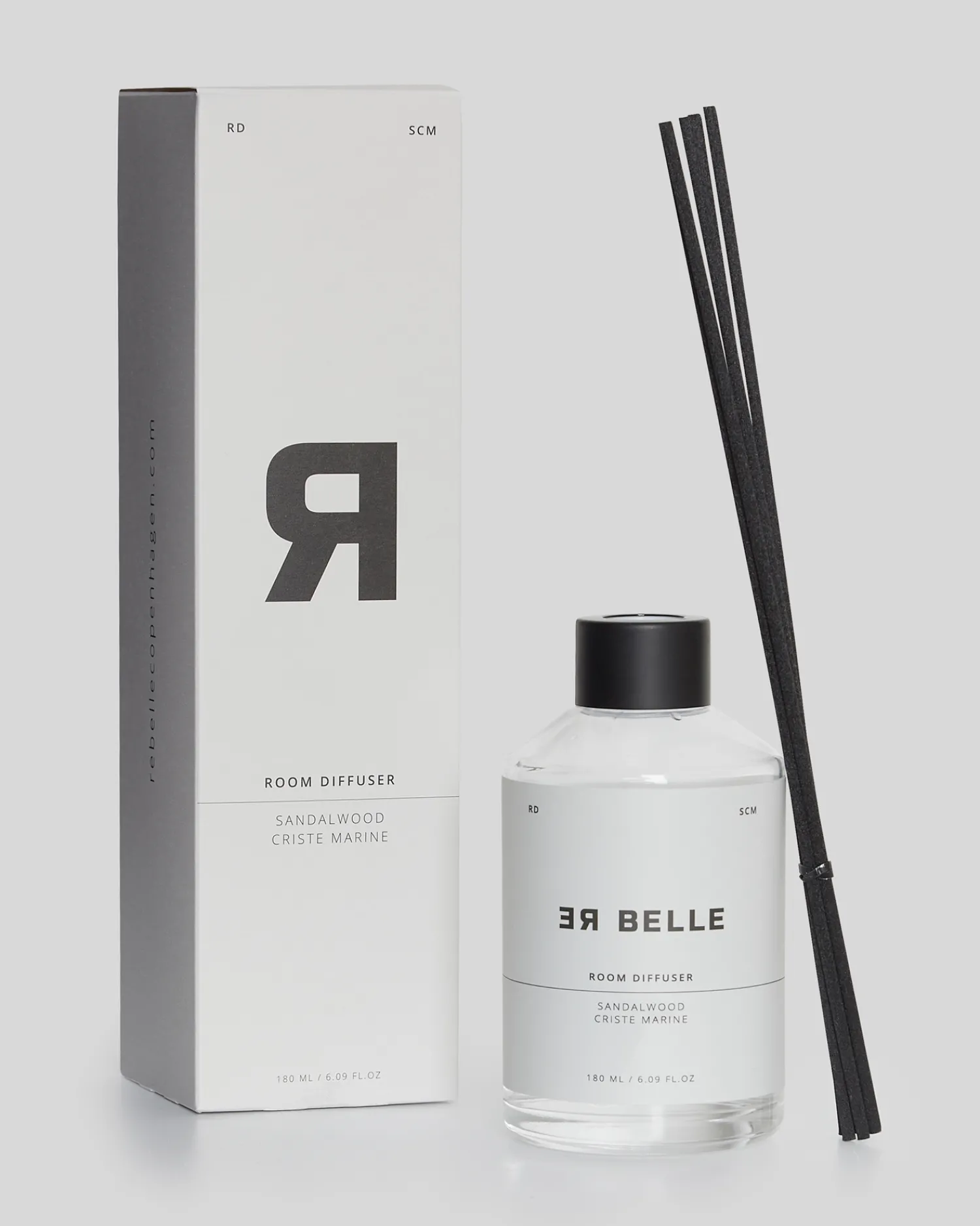 Outlet Rebelle Copenhagen - Room Diffuser Sandalwood Criste Marine 180 ml - Glas