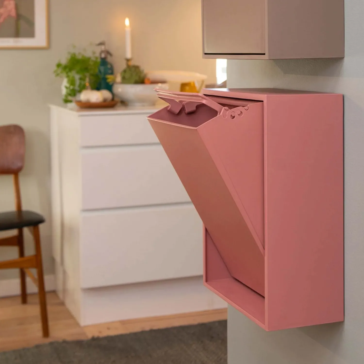 Sale ReCollector - Affaldssortering, Affaldsbeholder, affaldsspand, Rose farve