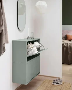 New ReCollector - Skobox - Væghængt - Iron Blue