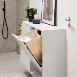 Outlet ReCollector - Vasketøjskurv, Hvid, Brilliant White, bæredygtig
