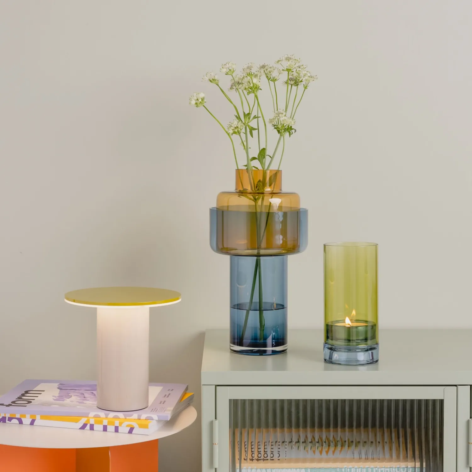Discount REMEMBER - "Aura" vase - amber