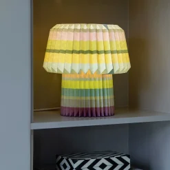 Clearance REMEMBER - Bordlampe i papir - Anna stripes
