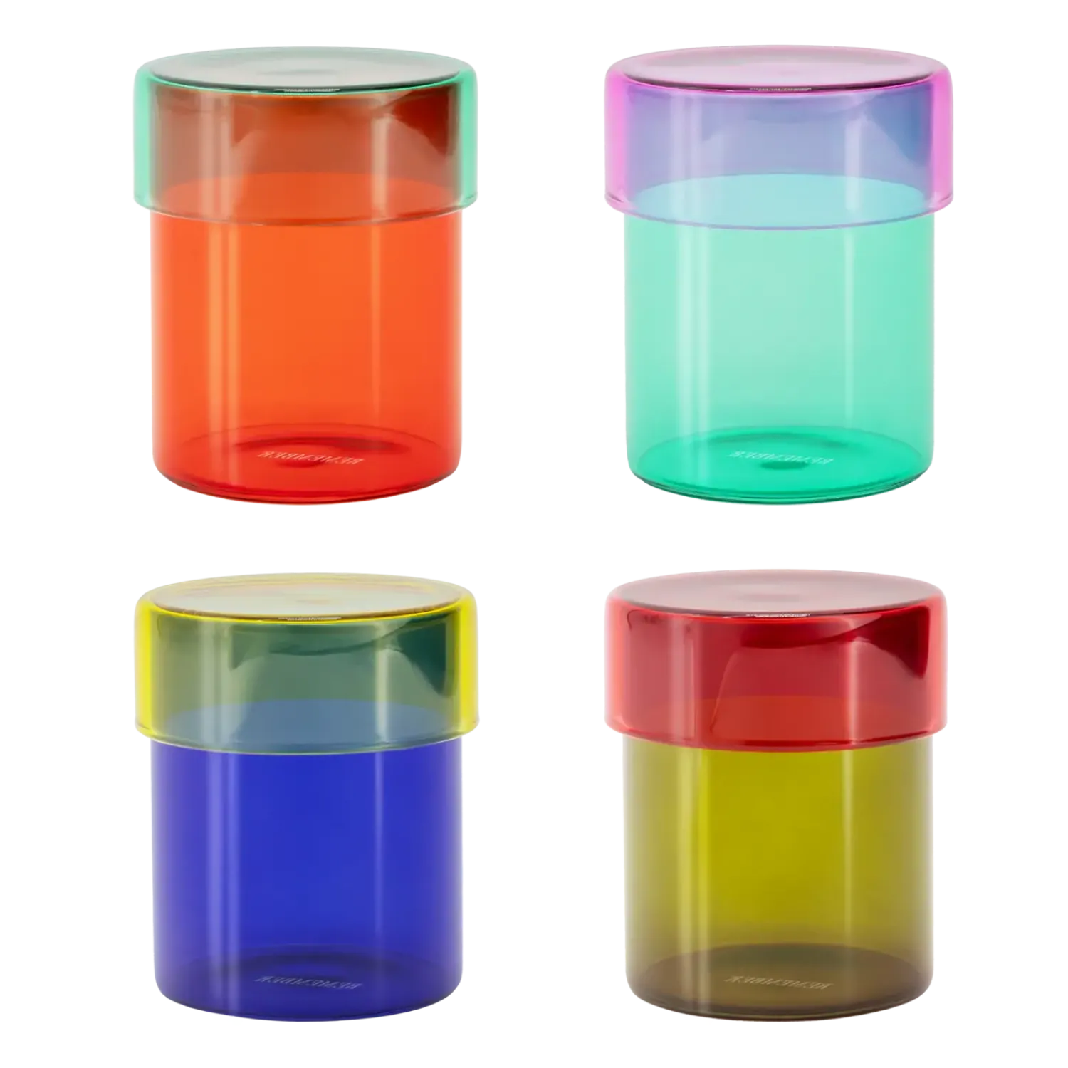 REMEMBER - "Cosima" glass jar - sæt med 4 stk