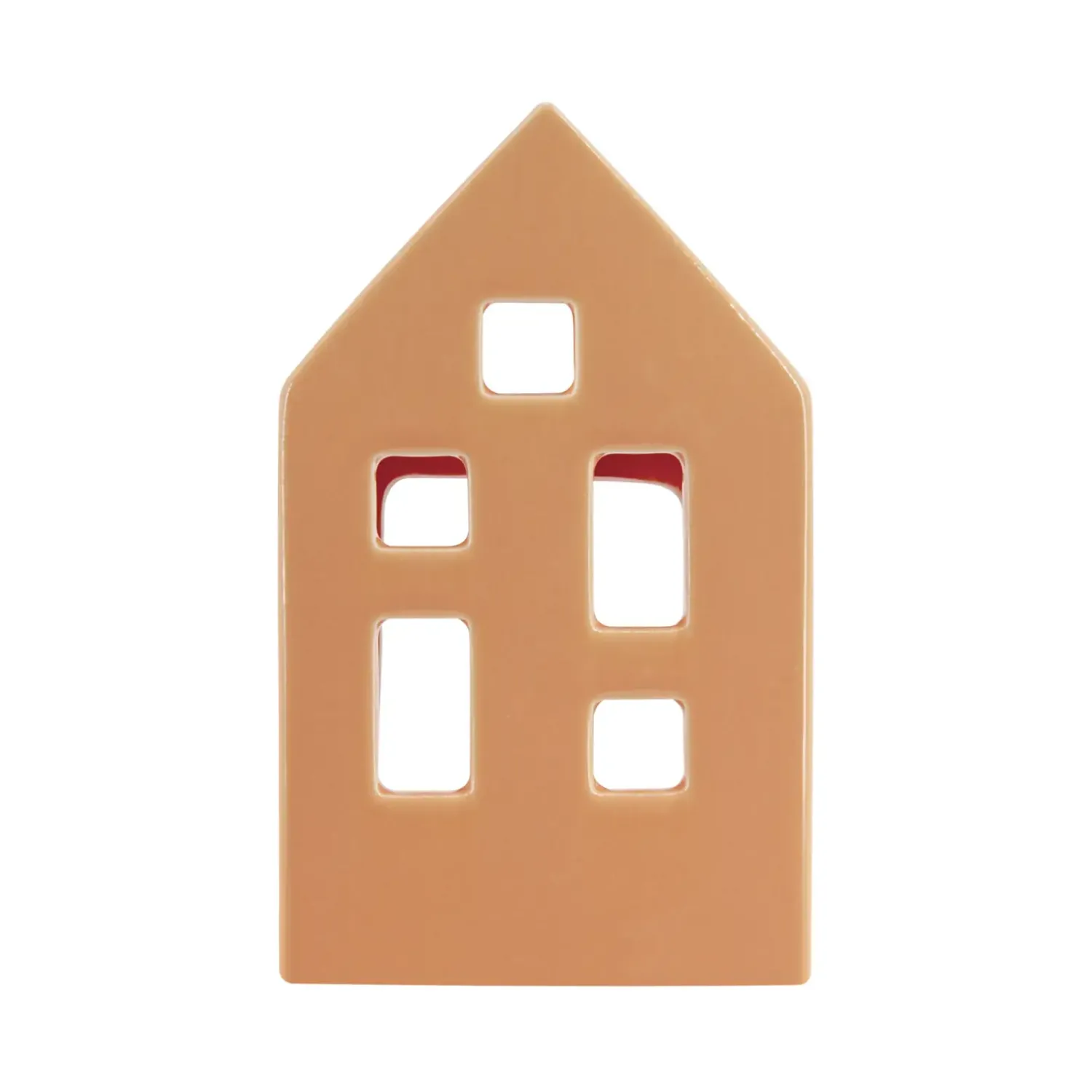 Clearance REMEMBER - Fyrfadslys hus - Nyhavn 'peach'