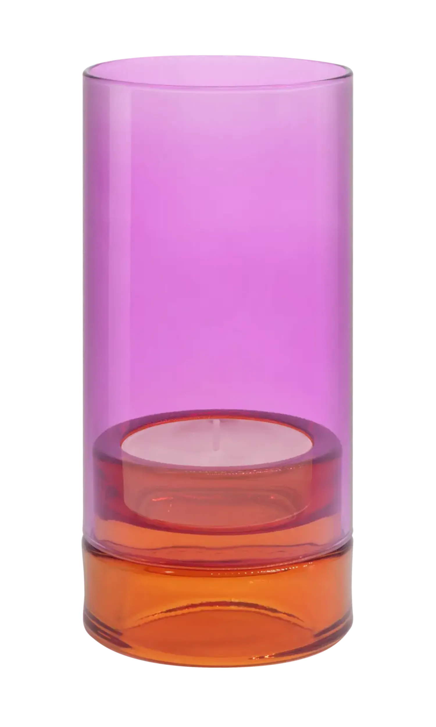 Clearance REMEMBER - Glas lanterne "lys" - Pink